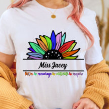 Wildflowers Leraren Waardering, aangepaste leraar