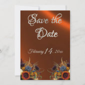 Wildflowers, lint & foto - koper save the date (Voorkant)