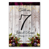 Wildflowers, Lint & Lights - Paarse Kaart (Achterkant)