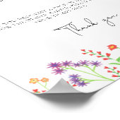 Wildflowers luier raffle poster (Hoek)
