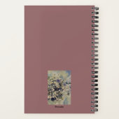 Wildflowers Meadow Confucius Quote Pink Journal Notitieboek (Achterkant)