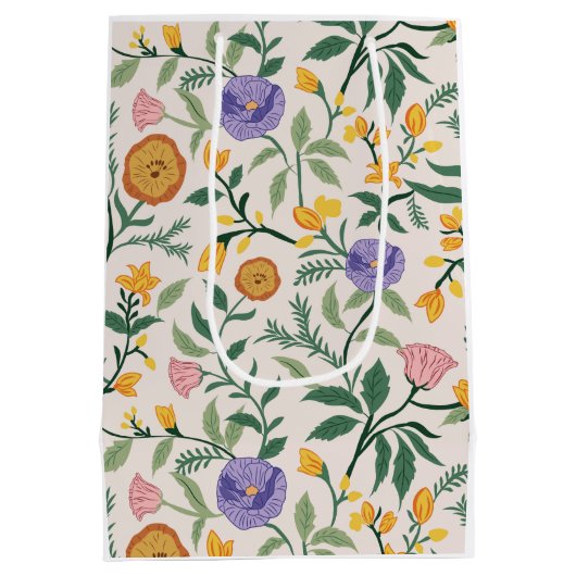 Wildflowers Medium Cadeauzakje (Achterkant)