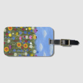 Wildflowers met madeliefjes bagagelabel (Voorkant (horizontaal))