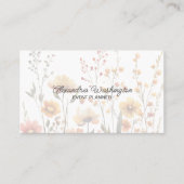 Wildflowers met QR-code Visitekaartje (Voorkant)