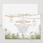 Wildflowers, metselaars potten en lichten repetiti kaart (Voorkant / Achterkant)