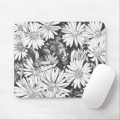 Wildflowers Mousepad Flower Sketch Computer Decor Muismat (Met muis)