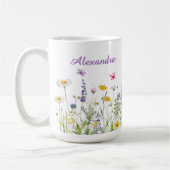 Wildflowers Name Mug Koffiemok (Links)