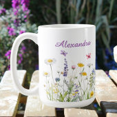 Wildflowers Name Mug Koffiemok