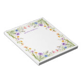 Wildflowers Poppies & Cornflowers Bloemen Notitieblok (Schuin)