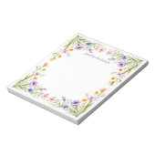 Wildflowers Poppies & Cornflowers Bloemen Notitieblok (Linkerzijde)