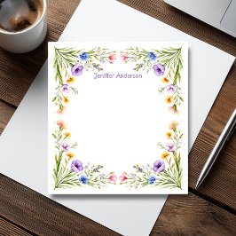 Wildflowers Poppies & Cornflowers Bloemen Notitieblok