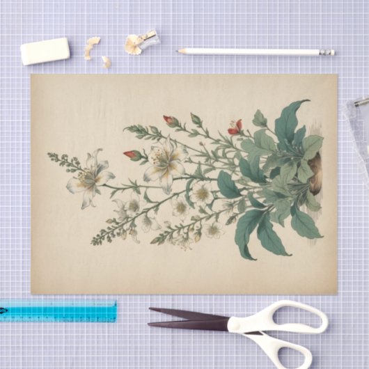  Wildflowers Print Tissuepapier (Craft)