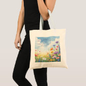 Wildflowers & Quote Tote Bag (Voorkant (product))