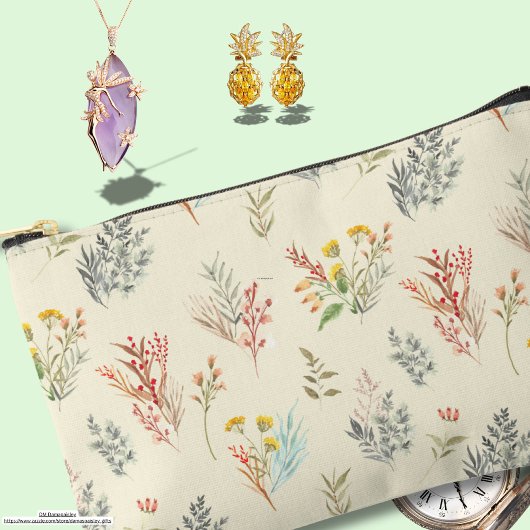 Wildflowers Romantische rustieke achtergrond Etui