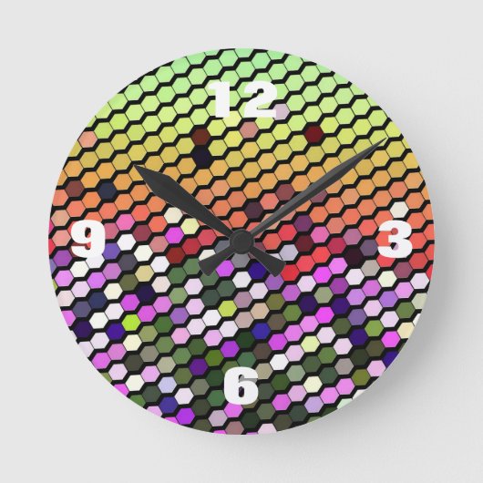 WILDFLOWERS RONDE KLOK (Voorkant)