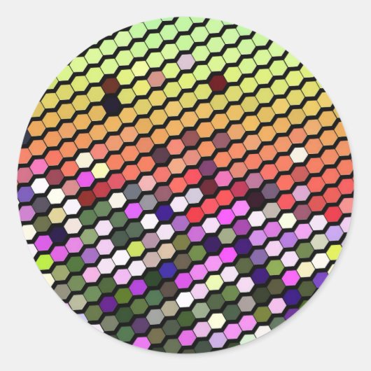 WILDFLOWERS RONDE STICKER (Voorkant)