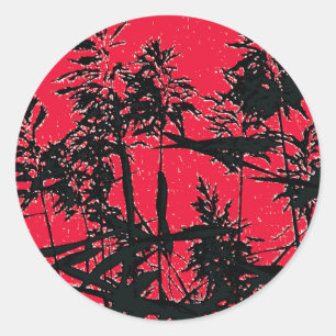 WILDFLOWERS RONDE STICKER