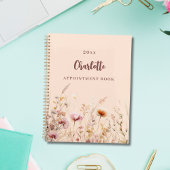 Wildflowers roze perzik naam afspraken 2026 planner