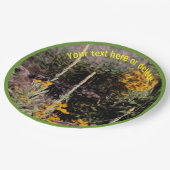 Wildflowers Schilderen Natuur Gepersonaliseerde Pa Papieren Bordje (Gekanteld)