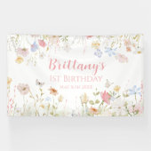 WILDFLOWERS spring banner backdrop  (Horizontaal)