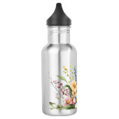 Wildflowers stainless steel water bottle.  waterfles  (Links)