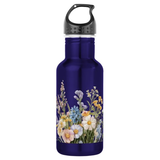 Wildflowers & Stainless Steel Water Bottle Waterfles (Voorkant)