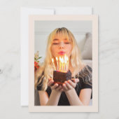 Wildflowers Sweet 16 Birthday Celebration Kaart (Achterkant)