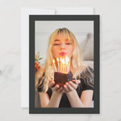 Wildflowers Sweet 16 Birthday Celebration Kaart (Achterkant)