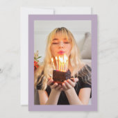 Wildflowers Sweet 16 Birthday Celebration Kaart (Achterkant)