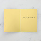 Wildflowers Trendy Bedankt Inspirerende Reis Kaart (Binnen)