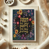 Wildflowers Trendy Bedankt Inspirerende Reis Kaart