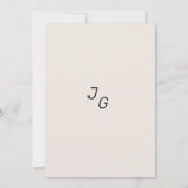 Wildflowers tuin botanische bloemen RSVP Kaart (Achterkant)