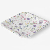 Wildflowers Verjaardag Douche bruiloft Waterverf Papieren Bordje (Gebogen)
