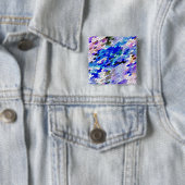 WILDFLOWERS VIERKANTE BUTTON 5,1 CM (In situ)