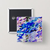 WILDFLOWERS VIERKANTE BUTTON 5,1 CM (Voorkant /achterkant)