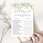 Wildflowers Vind het gast vrijgezellenfeest spel