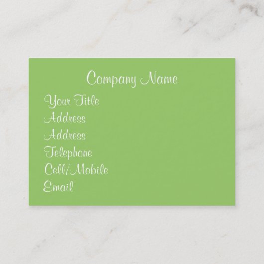 WILDFLOWERS VISITEKAARTJE (Achterkant)