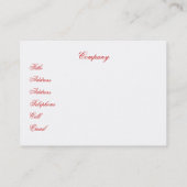 WILDFLOWERS VISITEKAARTJE (Achterkant)