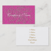 WILDFLOWERS VISITEKAARTJE (Voorkant / Achterkant)