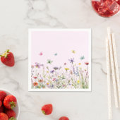 Wildflowers Vlinders Papier servet (Insitu)