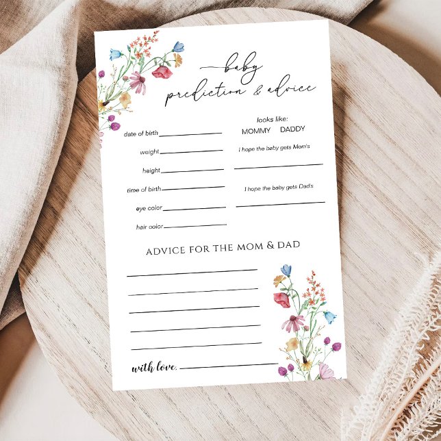 Wildflowers Voorspelling en advies spel Kaart (Creator heeft geüpload)