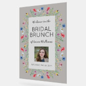Wildflowers Vrijgezellenfeest Bruids Brunch Welkom Acryl Bord (Hoek)