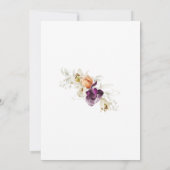 Wildflowers Vrouwelijke Bloemen 100ste Verjaardags Kaart (Achterkant)