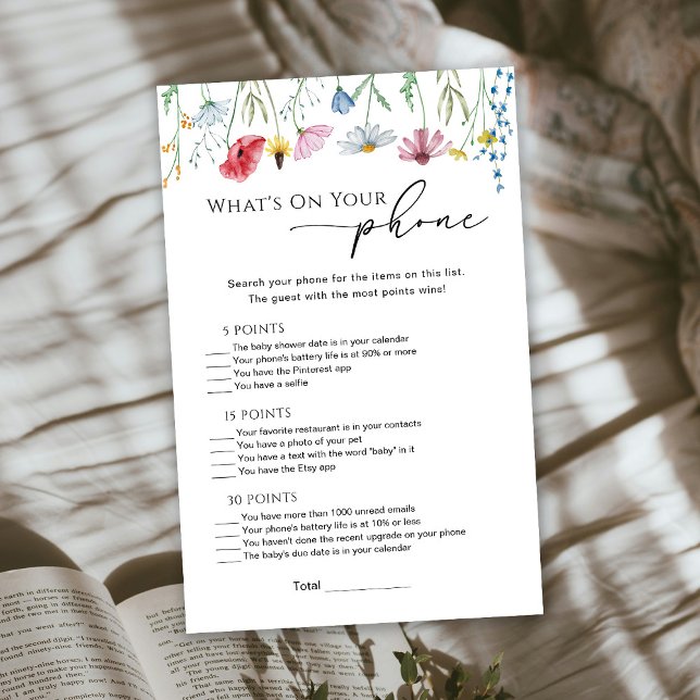 Wildflowers Wat is er op je telefoon Baby spel (Creator heeft geüpload)