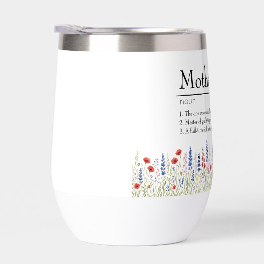 Wildflowers Waterfles - ideaal cadeau voor mama (Rechts)