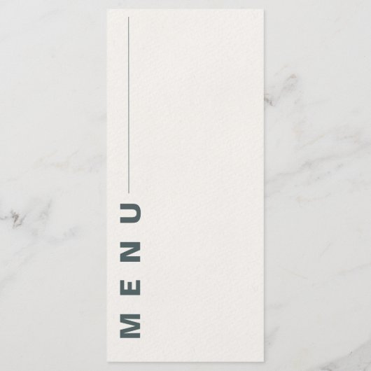  Wildflowers Waterverf Floral Wedding Party Menu (Achterkant)