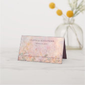 Wildflowers Waterverf Floral Wedding Plaatskaartje (Voorkant)