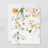 WILDFLOWERS Weddenschappen Notitiekaartje (Achterkant)