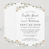 Wildflowers Wedding ,Boho Floral Vrijgezellenfeest Kaart (Voorkant / Achterkant)