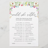 Wildflowers wil ze liever Vrijgezellenfeest spel (Voorkant)